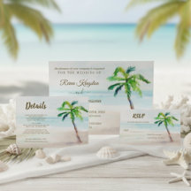 Tropical Beach Paradise Wedding Collection