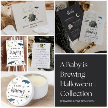 A Baby Is Brewing Halloween Baby Shower