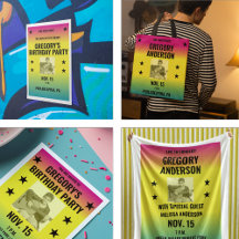 Custom Vintage Concert Poster