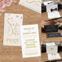 Budget Business Card Sized Save The Dates