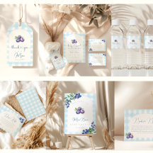 Blueberry baby shower