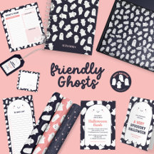 Adorable Friendly Ghosts Halloween Collection