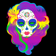 Psychedelic Sugar Skull