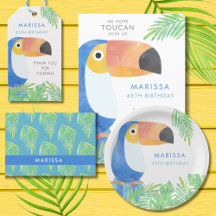 WATERCOLOR TOUCAN BIRTHDAY