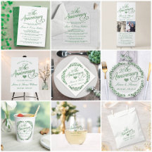 20th Emerald Wedding Anniversary Collection