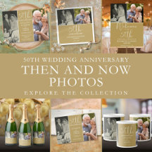 Then and Now Photo 50th Wedding Anniversary