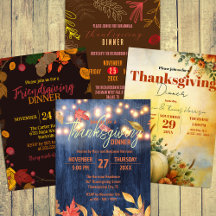 Thanksgiving Invitations