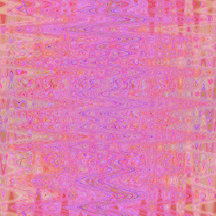 Retro Abstract Pink and Orange Squiggly Lines