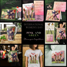 STRONGER TOGETHER IWD pink & green tones