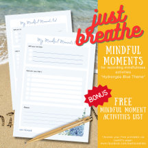 Mindful Moments | Personalized Lists | Hydrangea 