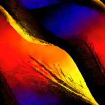Beautiful Abstract Art on Dark Background
