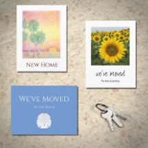 New Home Simple Moving Announcements
