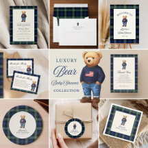 Luxury Teddy Bear Baby Shower Collection