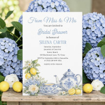 Miss to Mrs Portuguese Tiles Bridal shower