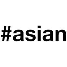 ASIAN Hashtag Sticker