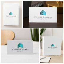 Abstract Home Logo Realtor Business Suite