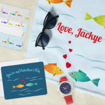 Cute fish in love gifts for couples