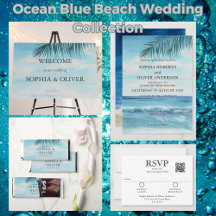 Ocean Blue Beach Wedding Collection