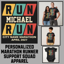 Personalized Marathon Runner Support Squad