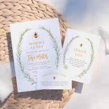 Sweet As Can Bee Cute Gender Neutral Baby Shower