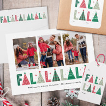 Fun Whimsical Cute Christmas Fa La La