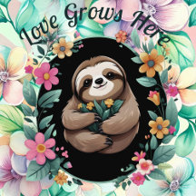 Cute Sloth Baby Nursery Collection