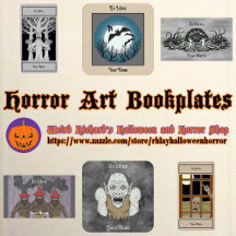 Horror Art Bookplates