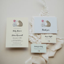 Watercolor animals Baby Shower