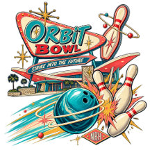 NRH Orbit Bowl – Vintage Atomic Bowling Collection