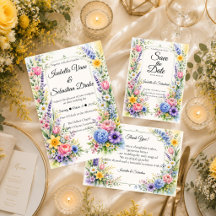 Whimsical Pastel Garden Floral Wedding