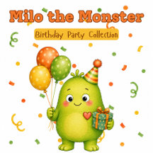 Milo the Monster Birthday Party Collection