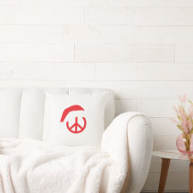 Santa Peace Sign Santa Hat Holiday Collection