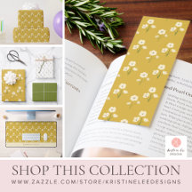 Cream Floral Wildflowers Yellow