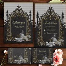 Elegance in silver and black.