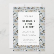 Where the Wild Things Are Pattern 1st Birthday