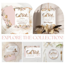 Safari Animal Tropical Floral Girl Baby Shower