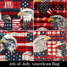 4th of July American Flag Eagle Patriotic Decor