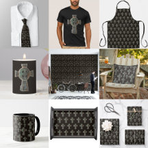 Gothic Halloween Graveyard Headstone Cross Drawing