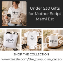 Under $30 Gifts for Mother Script Mami Est