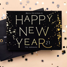 Modern Elegant Text New Year 2027