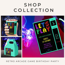 Retro Arcade Game Birthday