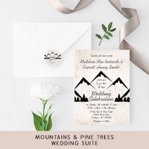 Rustic Mountain Adventure Begins Wedding