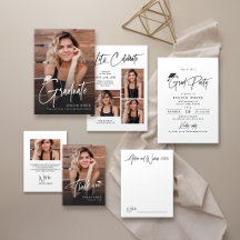 Modern Grad Cap Signature Script Graduation