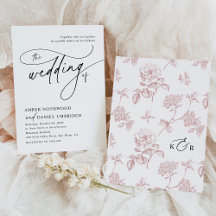 Elegant Calligraphy - Blush Pink