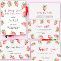 Strawberry Baby Shower