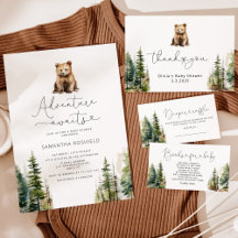 Adventure awaits baby shower collection