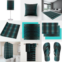 Coastal Beach Salty Turquoise Waves Abstract Art 