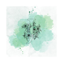 Monogram Flowers