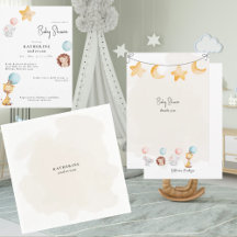 Cute Baby Animal Baby Shower Suite