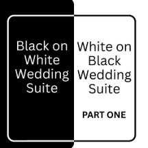 Black & White with Infinity Scroll Wedding Suite